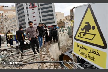 بازدید دانشجویان از پروژه خرازی و تقاطع آبشناسان-جنت آباد  9