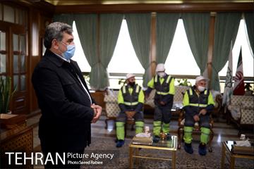 تقدیر شهردار تهران از پاکبانان نمونه شهر 1