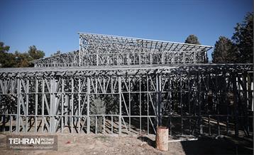 ساخت اسکان کارگری در پارک جنگلی لویزان