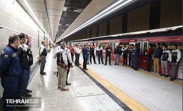 مانور عملیاتی دیریل قطار و تخلیه اضطراری مسافری