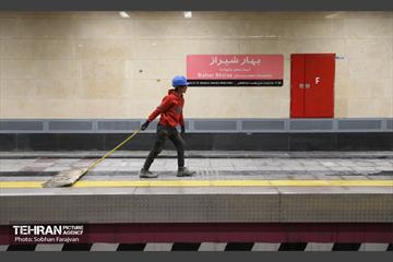 توسعه متروی تهران؛ ایستگاه بهار شیراز 16