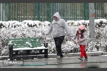 بارش برف در تهران 18