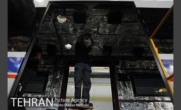 بازدید معاون اول رئیس جمهور به همراه شهردار تهران از کارخانه واگن‌سازی تهران 29