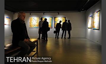 افتتاح ششمین نمایشگاه خط‌نگاره‌های ابراهیم حقیقی 7