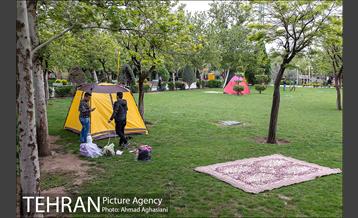 روز طبیعت بارانی در بوستان رازی 1