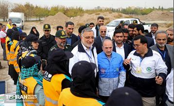 مانور تمرین اسکان اضطراری کلانشهر تهران 12