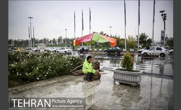 بارش باران پاییزی در تهران 17