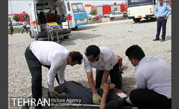 مانور مدیریت بحران نمایشگاه کتاب‎ 6