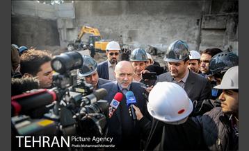 بازید کمیسیون عمران مجلس از پروژه پلاسکو 14