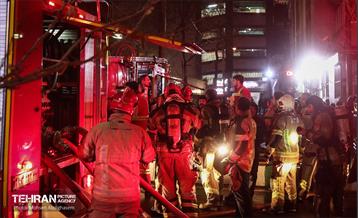 آتش‌سوزی در بیمارستان گاندی تهران 52
