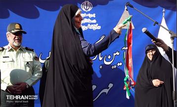 آیین نواختن زنگ بازگشایی دبیرستان دخترانه میثاق 7