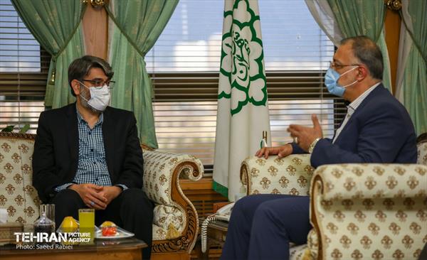 دیدار رئیس سازمان زندان ها با شهردار تهران 4