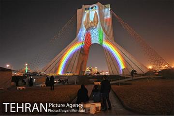 نورپردازی برج آزادی 2