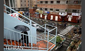 بارش باران پاییزی در تهران- 2