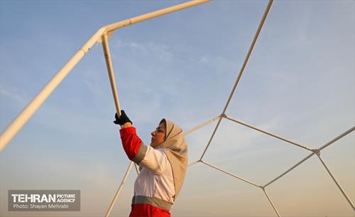 مانور تمرین اسکان اضطراری کلانشهر تهران 59