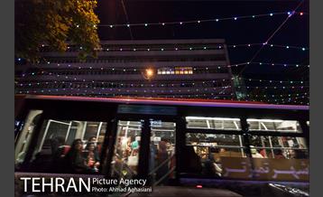 آذین بندی خیابان ولیعصر(عج) به مناسبت نیمه شعبان 14