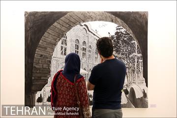 نمایشگاه نقاشی بزرگمهر حسین پور 2