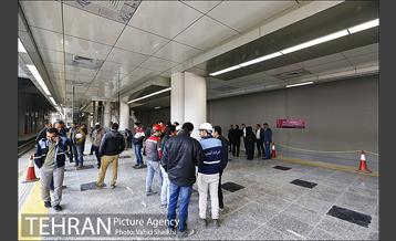 بازدید شهردار تهران از خطوط 6 و 7 مترو و ایستگاه دولت آباد 2