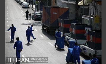 خدمات شهرداری تهران در پایان راهپیمایی ۲۲ بهمن 12