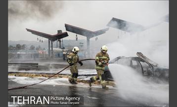 مانور عملیاتی اطفای حریق 25