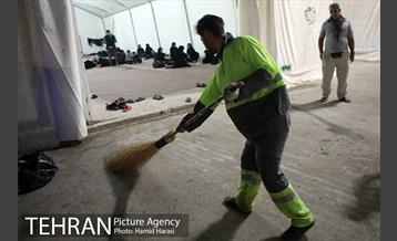 ارائه خدمات نیرو های خادم الحسین (ع) در مرز شلمچه 13