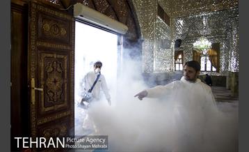 عملیات ضدعفونی امامزاده صالح(ع) 4