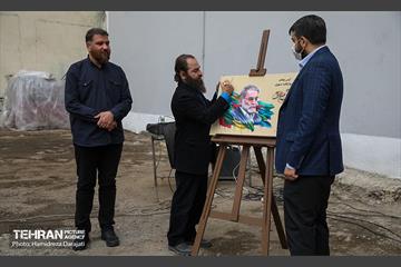 ایین رونمایی از دیوارنگاره شهید فخری زاده  14