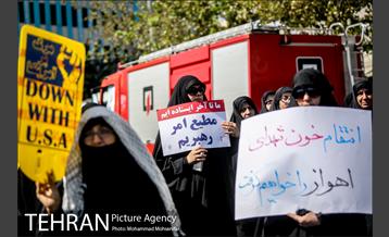 راهپیمایی مردم تهران بعد از نماز جمعه 25