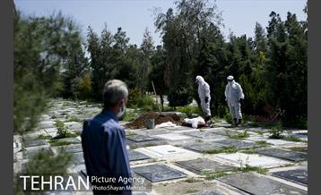 تطهیر و تدفین جانباختگان کرونایی در بهشت زهرا(س) 37