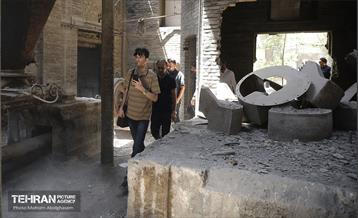 بازدید اعضای سازمان نظام مهندسی از پروژه‌های محله نفرآباد و کارخانه سیمان ری 7