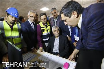 بازدید شهردار تهران از خط ۷ مترو  27