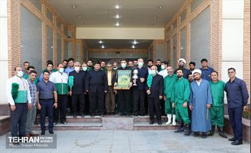 حضور خادمان امام رضا(ع) در بهشت حضرت زهرا(س) 23