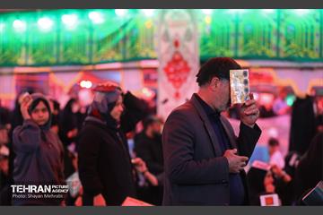 مراسم احیای شب‌ بیست‌ویکم ماه مبارک رمضان در بهشت زهرا(س) 15