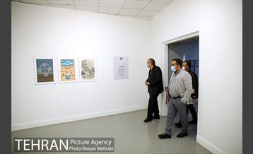 بازدید احمد مسجد جامعی از نمایشگاه تهران از منظر هنرمندان 1