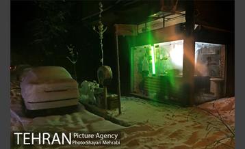 صبح برفی تهران 9