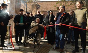 آیین بهره‌برداری از پروژه‌های مناسب‌سازی معابر ویژه افراد دارای معلولیت 1