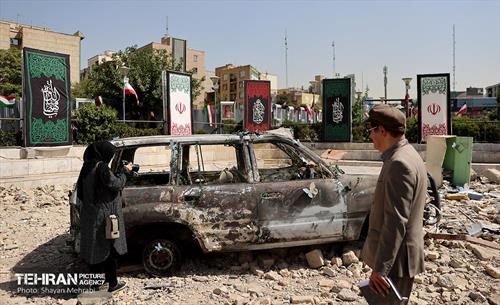 بازدید از مناطق تخریب شده حملات رژیم صهیونی 18