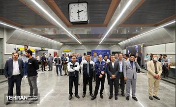 بهره‌برداری از ایستگاه متروی«علامه جعفری» 11