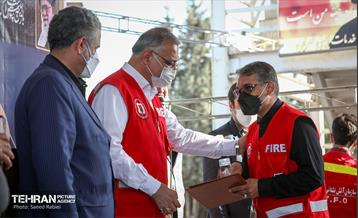 آیین گرامیداشت روز آتش نشان با حضور شهردار تهران 80