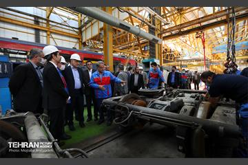 بازدید شهردار تهران از کارخانه واگن سازی 6