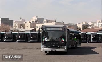 ورود اتوبوس‌های دوکابین جدید به تهران 10