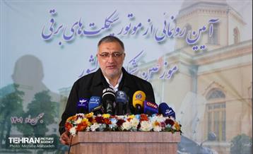 آیین رونمایی از موتورسیکلت‌های برقی شبکه پست 16