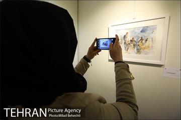 نمایشگاه گروهی نقاشی آبرنگ با عنوان ترنم خیال در گالری نهاوند‎ 8