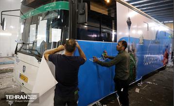 مراحل آماده سازى اکیپ هاى سیار واکسیناسیون شهردارى تهران 36