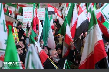 اجتماع مردم غیور تهران در قدردانی از همراهی جبهه مقاومت یمن 25