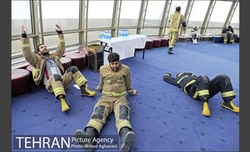 مسابقه پله نوردی آتش نشانان کشور 26