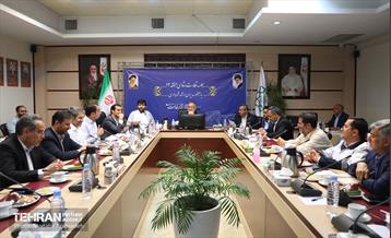جلسه نظارت ستادی و دیدار مردی شهردار تهران در منطقه 13