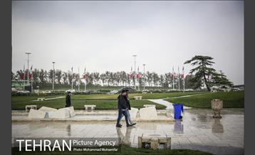 بارش باران پاییزی در تهران 26