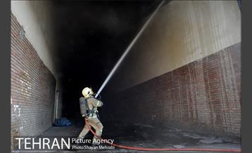 مانور آتش نشانی در شرکت اتوبوسرانی 11