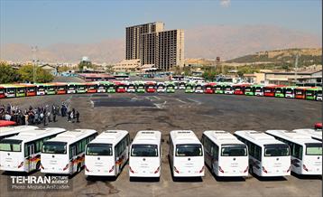 آیین بهره‌برداری از طرح نوسازی حمل و نقل عمومی تهران 4